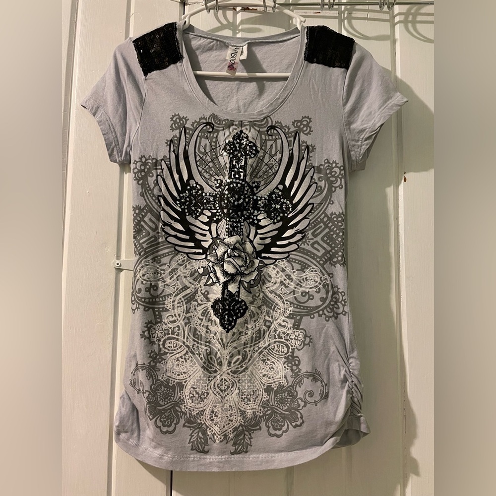 Ransom bling tee-large VGUC